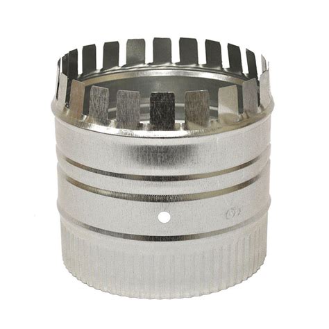 6 in. flexible duct and sheet metal connector splice collar|6 inch flexible duct connector.